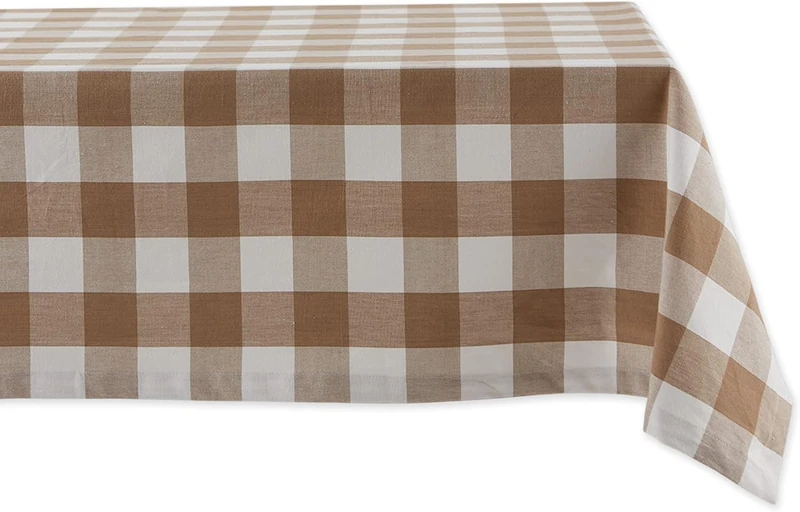 DII Classic Tabletop, Cotton, Stone, Tablecloth, 60x120