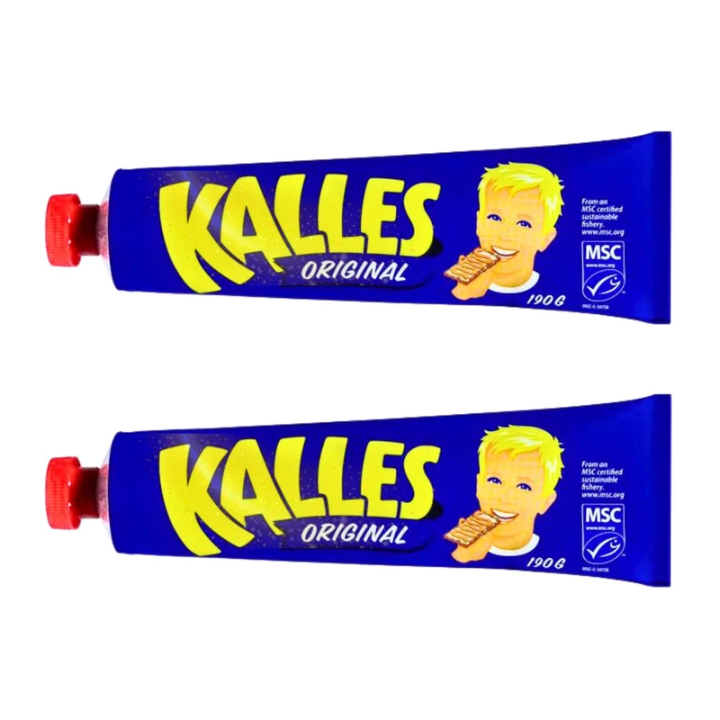Kalles Kaviar Creamed Smoked Fish Roe Spread 190g x 2 (TWO)