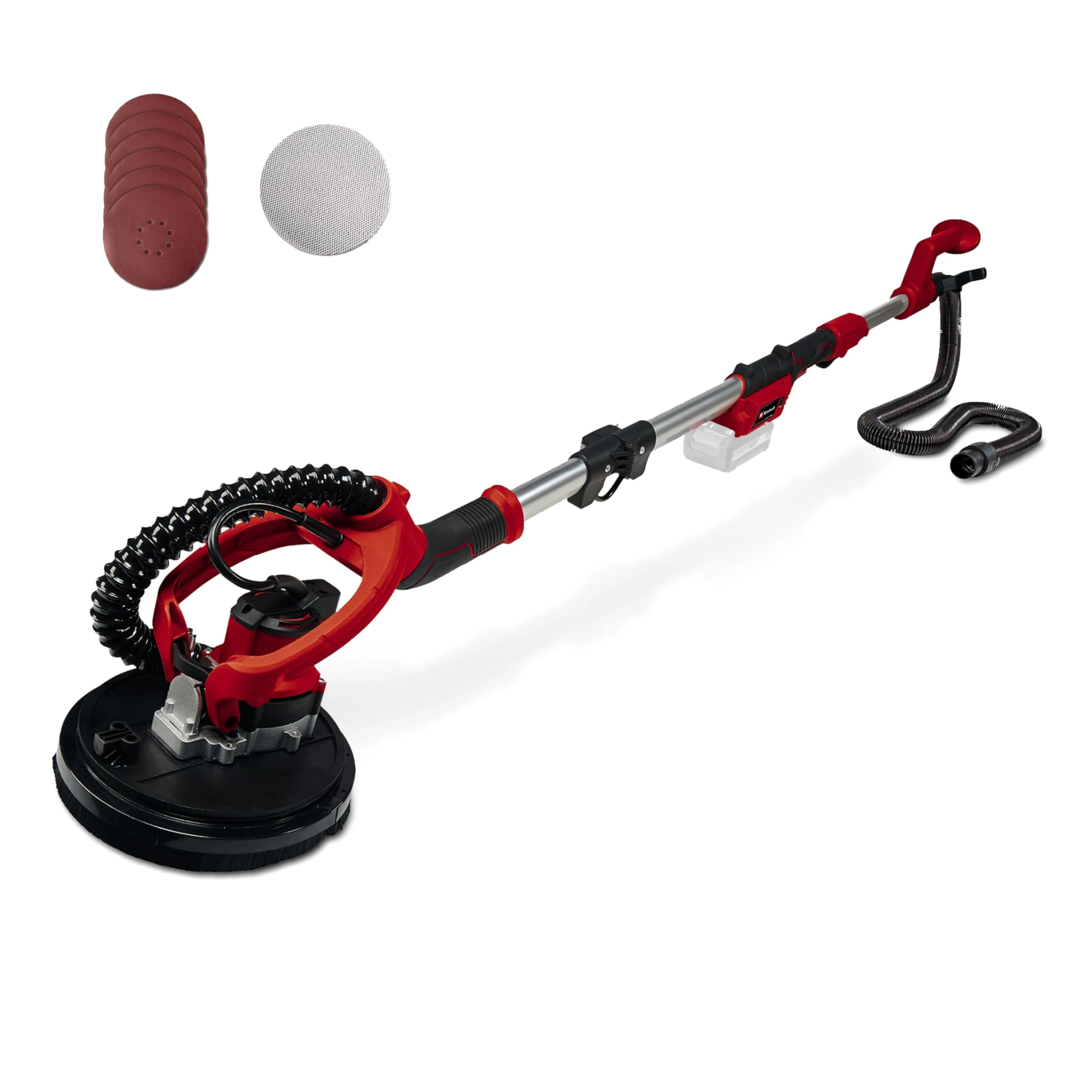 Einhell cordless drywall sanding tool TP-DW 18/225 Li-Solo Power X-Change (lithium-Ion, incl. extension hose, dust collection sack, sandpaper and much more without battery or charger)