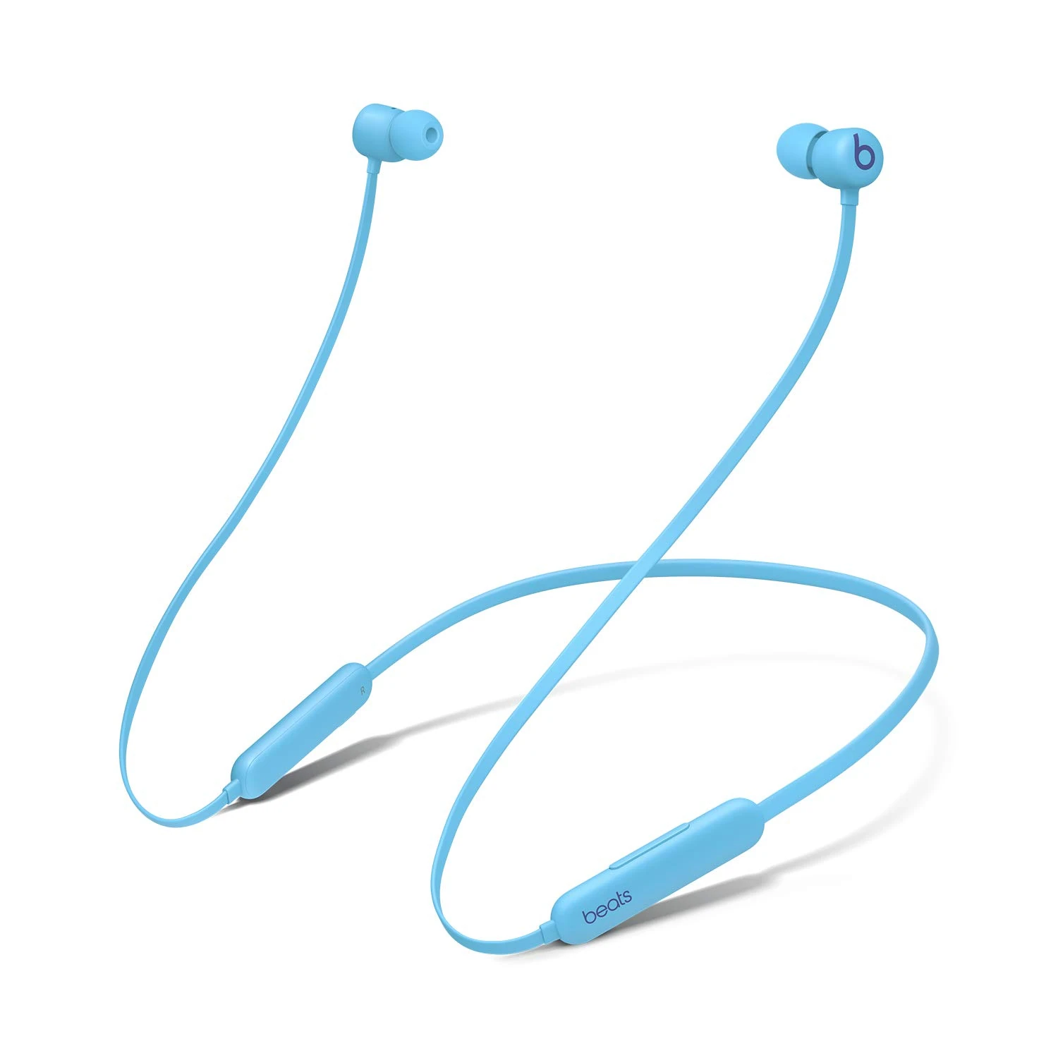 Beats Flex Wireless Earphones – Apple W1 Headphone Chip, Magnetic Earbuds, Class 1 Bluetooth, 12 Hours of Listening Time, Built-in Microphone - Flame Blue