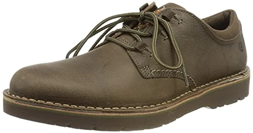 Clarks Men's Eastford Low Oxford, Dark Brown Lea, 6 UK