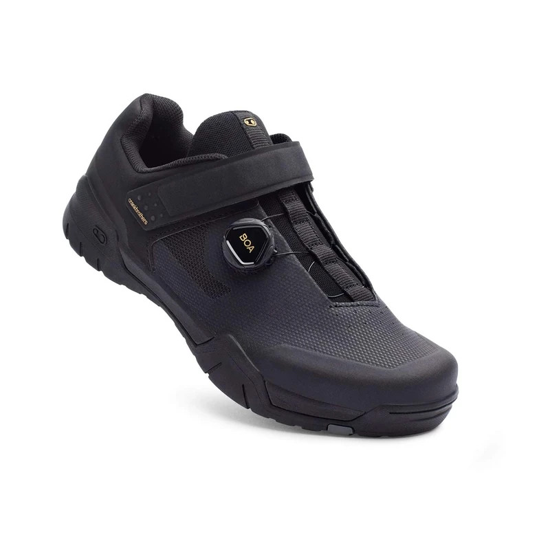 Crankbrothers Mallet-E BOA Cycling Shoes, Black/Gold, UK 6 / EU 39.5