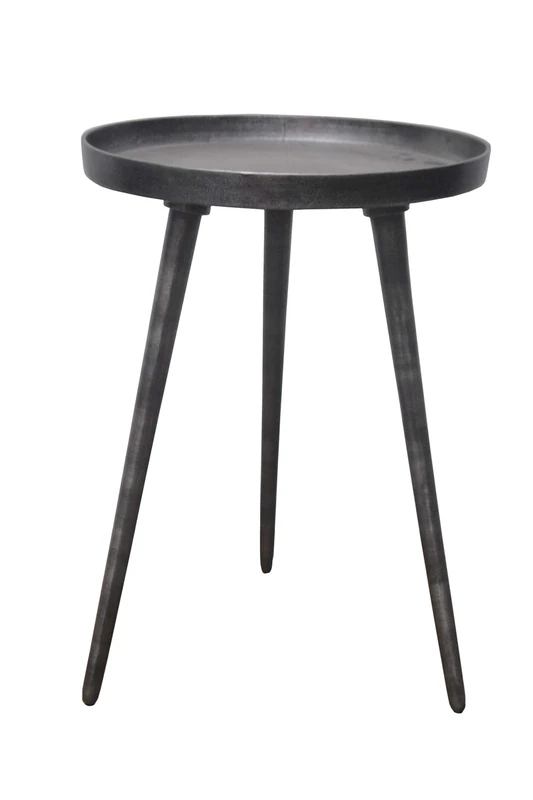 Aspect Maxine Tripods Metal Side Table (Antique Silver) ST98AS