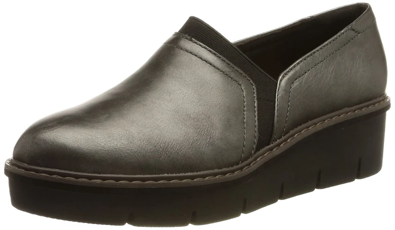 Clarks Women's Airabell Mid Shoes, Gun Metal, 7.5 UK