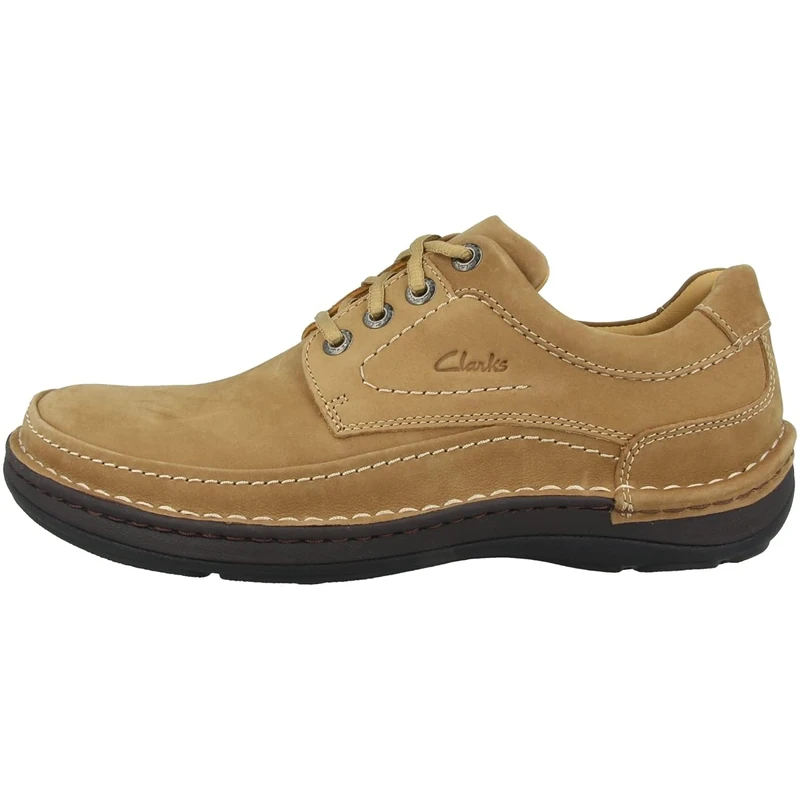 Clarks Men's Nature Three Derbys,Sand Nubuck, 7 UK - Image 1