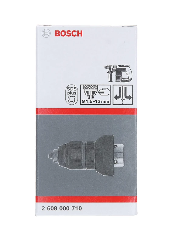 Bosch Professional Keyless Drill Chuck Quick Change for GBH 18V-34 CF, Keyless, Metal, 13mm, SDS Plus, Rotary Hammer, Accessory