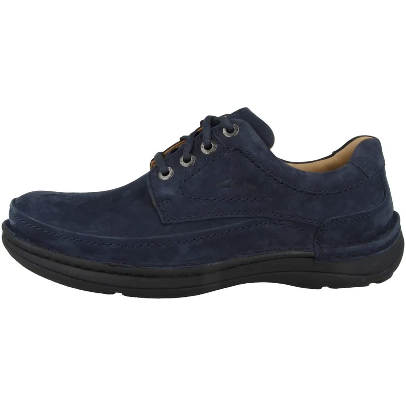 Clarks Men's Nature Three Derbys,Navy Nubuck, 7 UK - Image 1