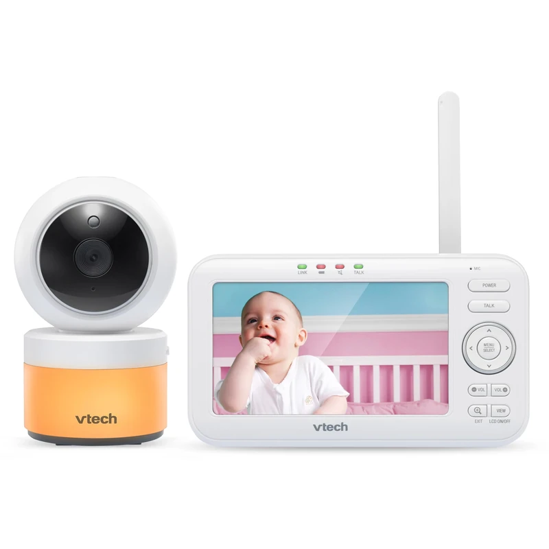 VTech - BM5463 -indoor- Lightshow Video Babyphone - Baby Monitor with Projection and Night Light 480p - FR Version, 1 Unit (Pack of 1) - Image 1