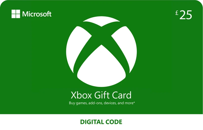 Microsoft Xbox LIVE Gift Card - 25 GBP UK Digital Code