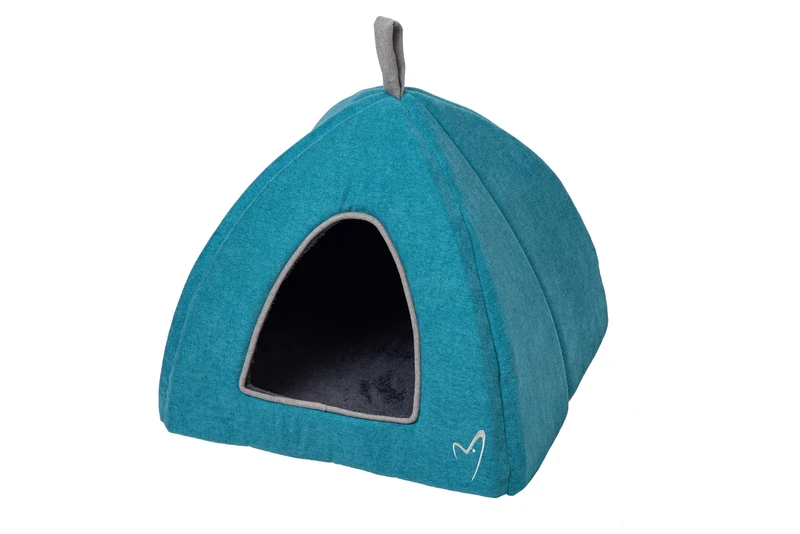 Gorpets Gorpets Camden Pyramid Bed (40 x 40 x 40 cm) Winter Teal - Image 1