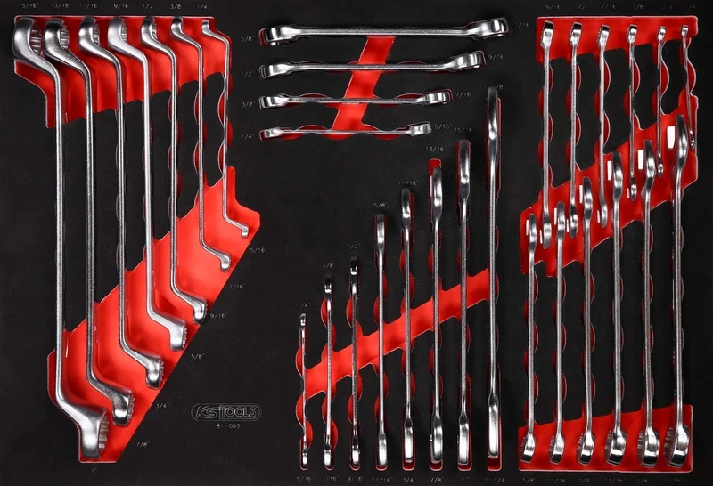 KS Tools Performance Plus 811.0031 Tool Set 31 Pieces Wrench (Inches)