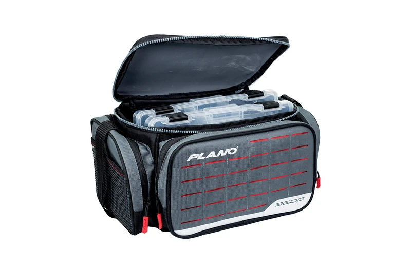 PLANO Weekend Series - Tackle Case 3600,Durable Fishing Large tackle bag , Tackle storage bags for anglers, For all your Fishing gear and tools organisation, Molle pannel, Incl, 2 StowAway boxes