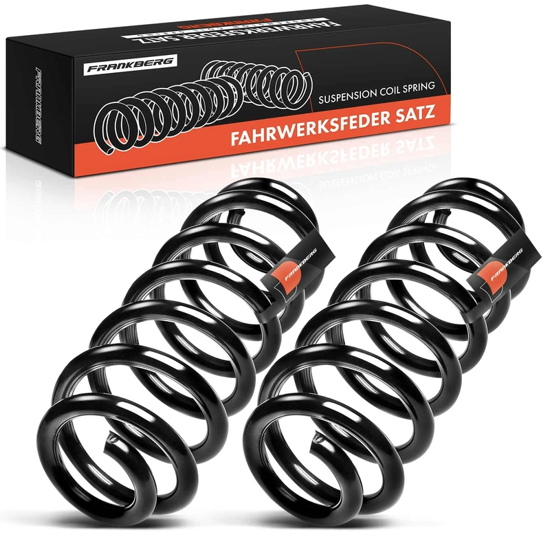 Frankberg 2x Coil Spring Rear axle Compatible with A,l,h,a,m,b,r,a 710 711 2010-2015 S,h,a,r,a,n 7N1 7N2 2010-2015 Replace# 7N0511115D