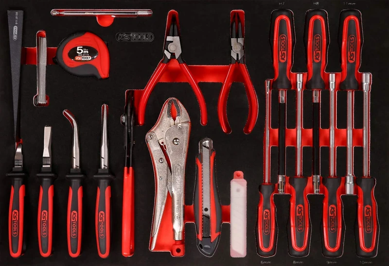 KS Tools Performance Plus 811.1032 Tool Set 32 Pieces Screwdriver and Pliers