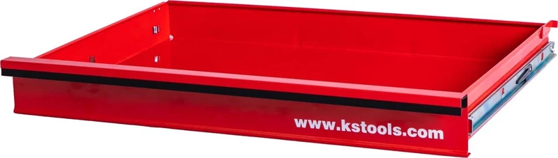 KS Tools 873.1008-R004P Drawer with Website and Ball Guide for Workshop Trolley P10/P15, 568 x 398 x 75 mm