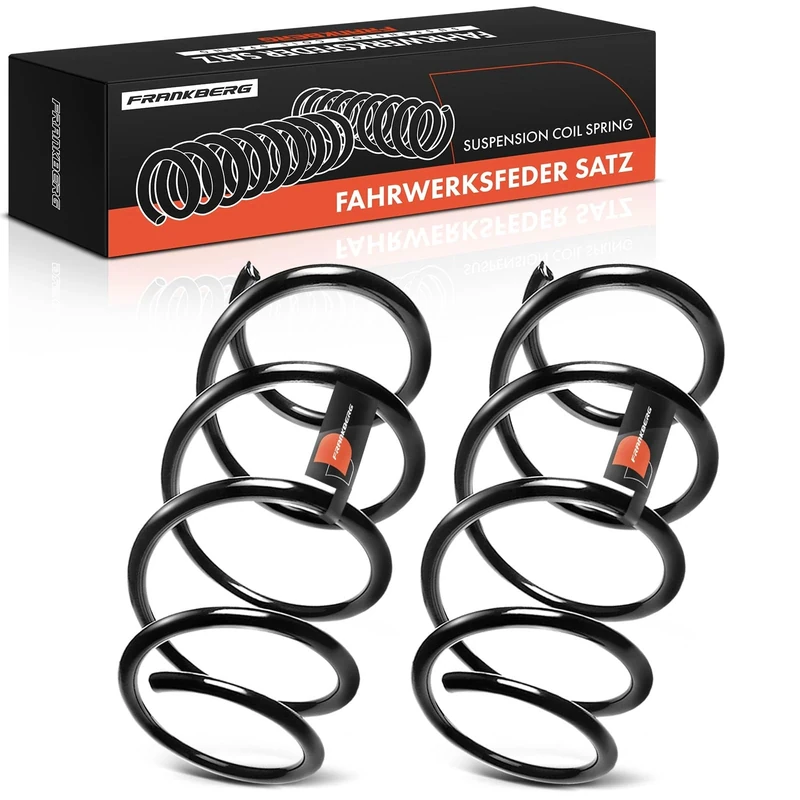 Frankberg 2x Coil Spring Front axle Compatible with Grand Scenic II 2004-2009 M.E.G.A.N.E II 2002-2009 Scenic II 2003-2009 Replace# 8200106137