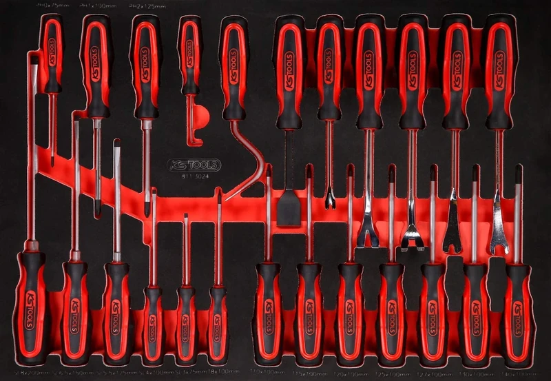 KS Tools Performance Plus 811.3024 Tool Set 24 Pieces Screwdriver Riser