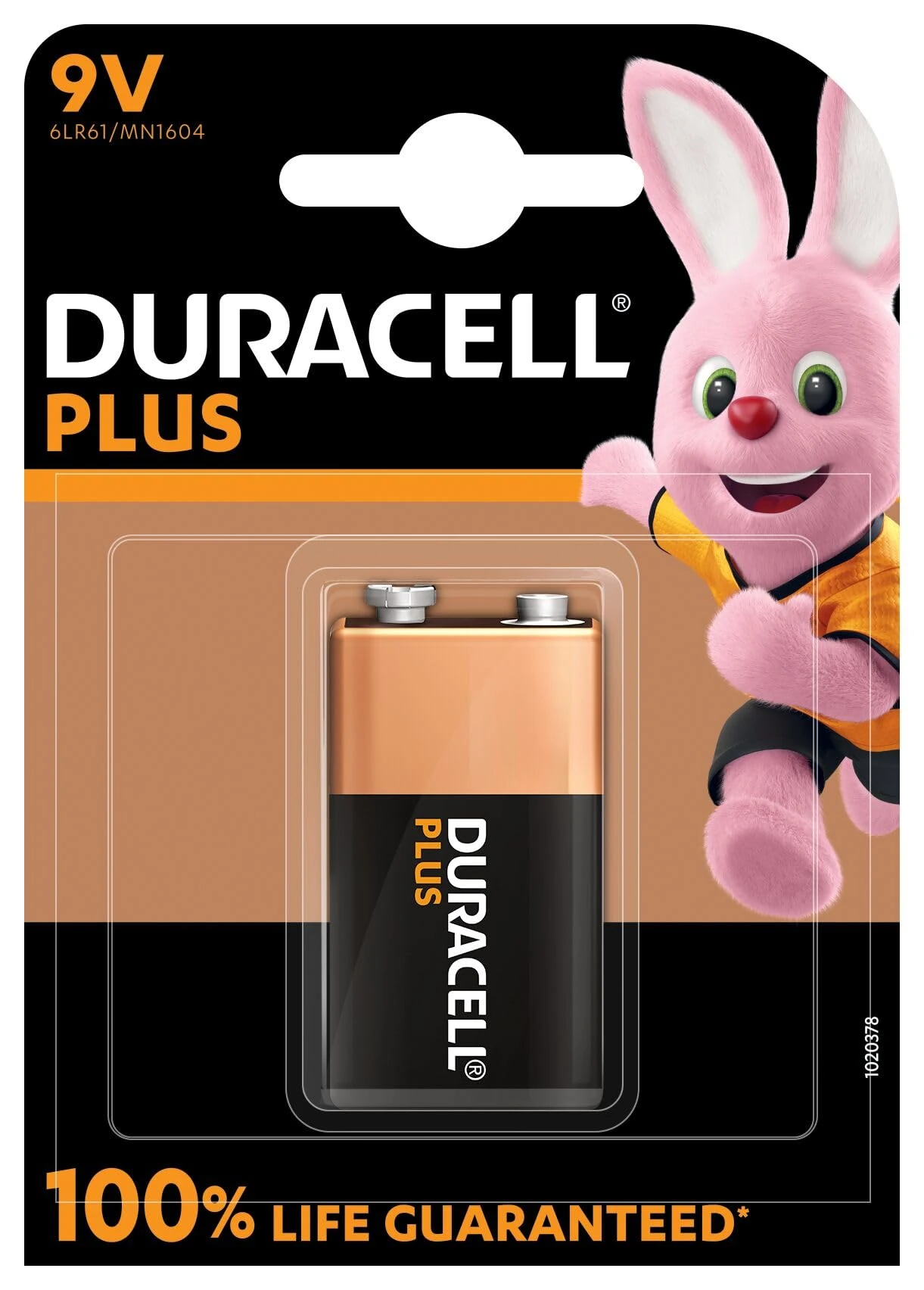 Duracell | Plus Power Alkaline Batteries | 9V PP3