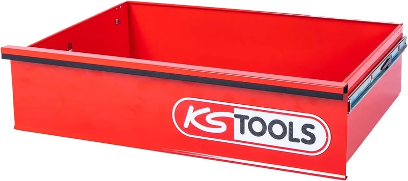 KS Tools 873.5008-R007P Drawer with Logo and Ball Guide for Workshop Trolley P35, 568 x 398 x 154 mm