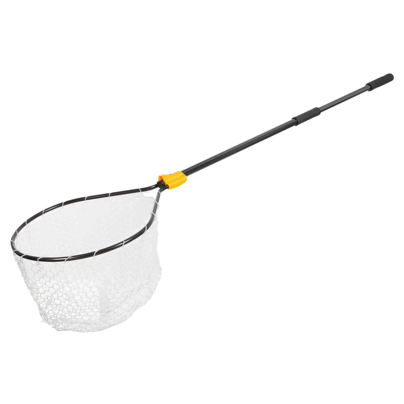 Frabill Conservation Telescoping Handle Net | Teardrop Hoop Size: 23" X 26" | Telescoping Handle: 35-60" | Netting: Tangle-Free Micromesh | Net Depth: 22"