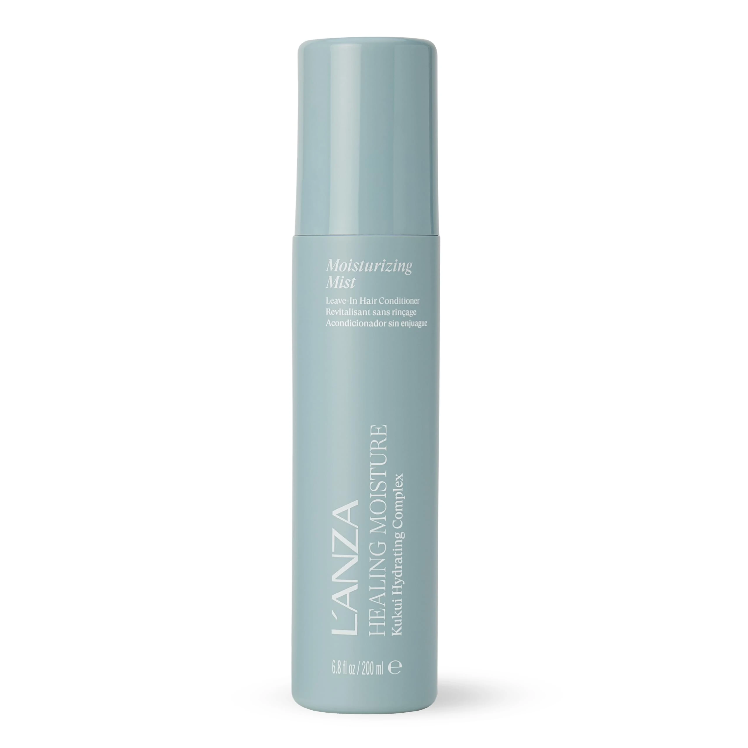 L’ANZA Healing Moisture Moi Moi Moisturizing Mist, Oil Spray with Vitamin E, Moisturises and Refreshes Dry and Coarse Hair, Detangles, Restores Elasticity & revives damaged hair. (6.8 Fl Oz)