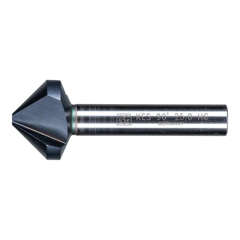 PFERD HSS Cone/Deburring Countersink | 90°, Diameter 25.00 mm, Shaft Diameter 10 mm, DIN 335 C | 25202150 - HICOAT Coated
