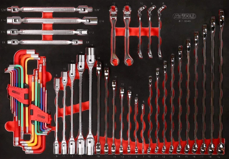 KS Tools Performance Plus 811.0049 Tool Set 49 Pieces Wrench