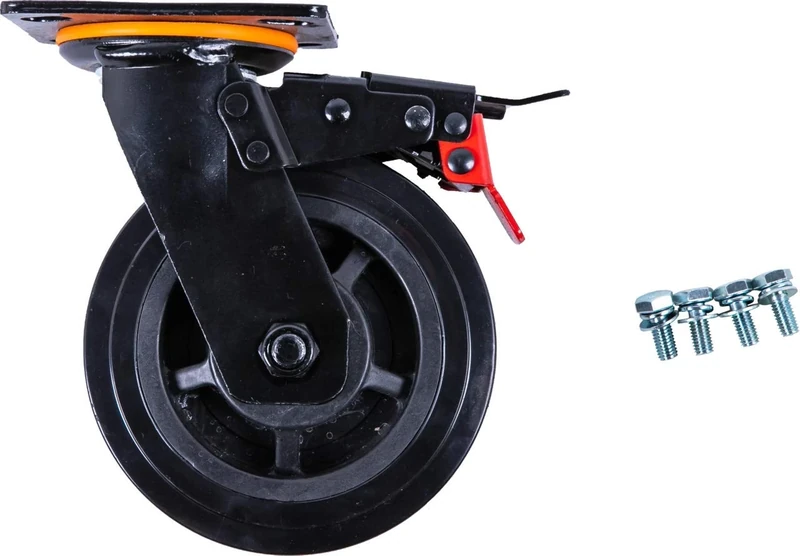 KS Tools 873.7014-R012P Swivel Castor for Workshop Trolley P45 Including Screws