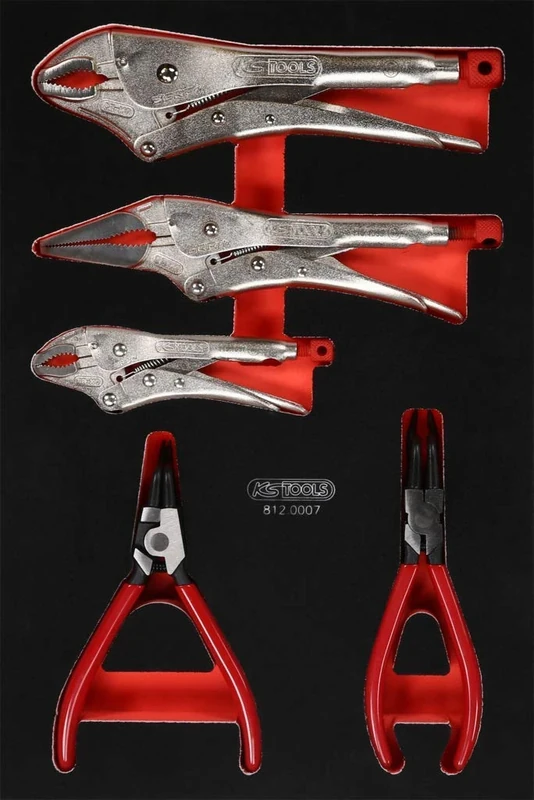 KS Tools 812.0007 PERFORMANCEplus 7-Piece Tool Set Pliers