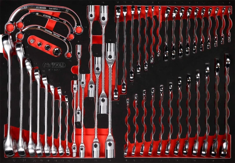KS Tools Performance Plus 811.0051 Tool Set 51 Pieces Wrench
