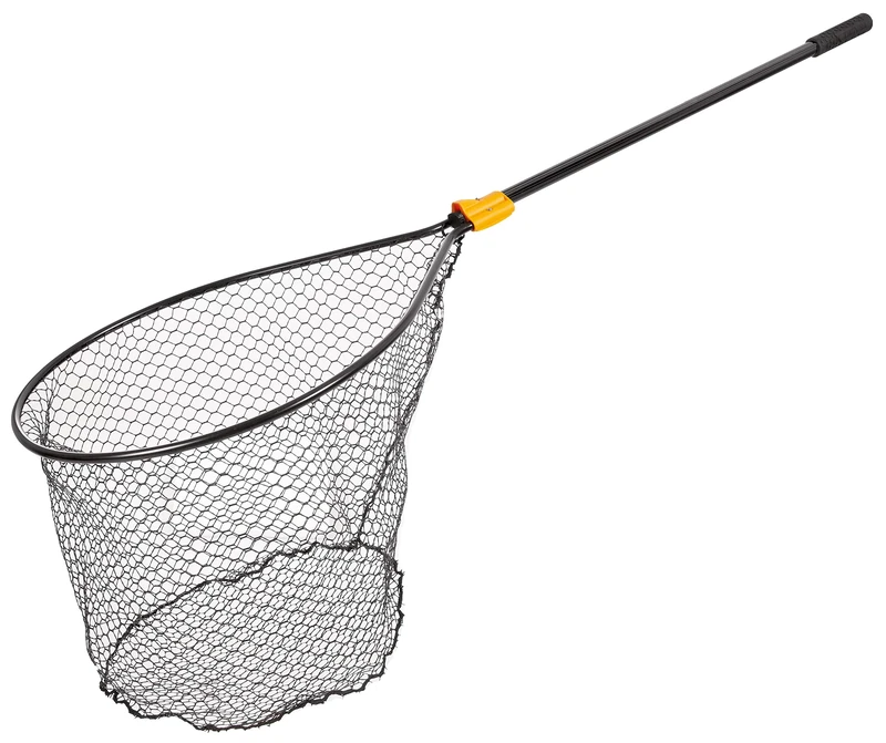 Frabill Conservation Slide Handle Net | Teardrop Hoop Size: 17" X 19" | Sliding Handle: 36" | Netting: Tangle-Free Micromesh | Net Depth: 16"