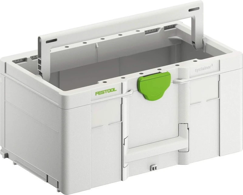 Festool 204868 Systainer Toolbox,White,green,Sys3 Tb L 237