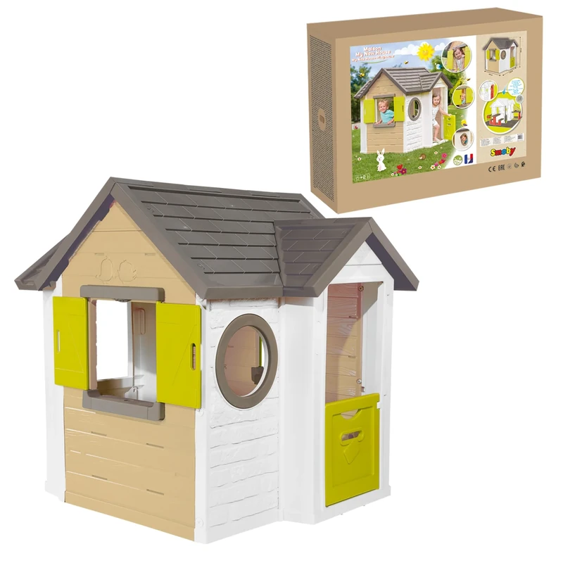 Smoby - My New House Children's House, Customizable with Accessories, from 2 Years (810406)
