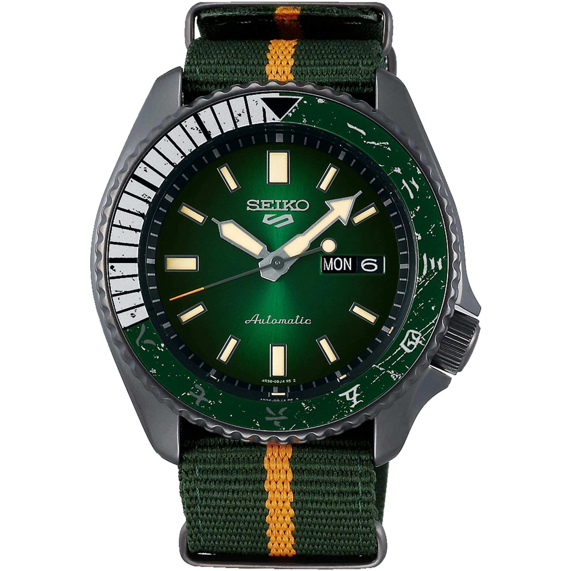 Seiko 5 Sports Automatic Men's Wristwatch Rock Lee SRPF73K1
