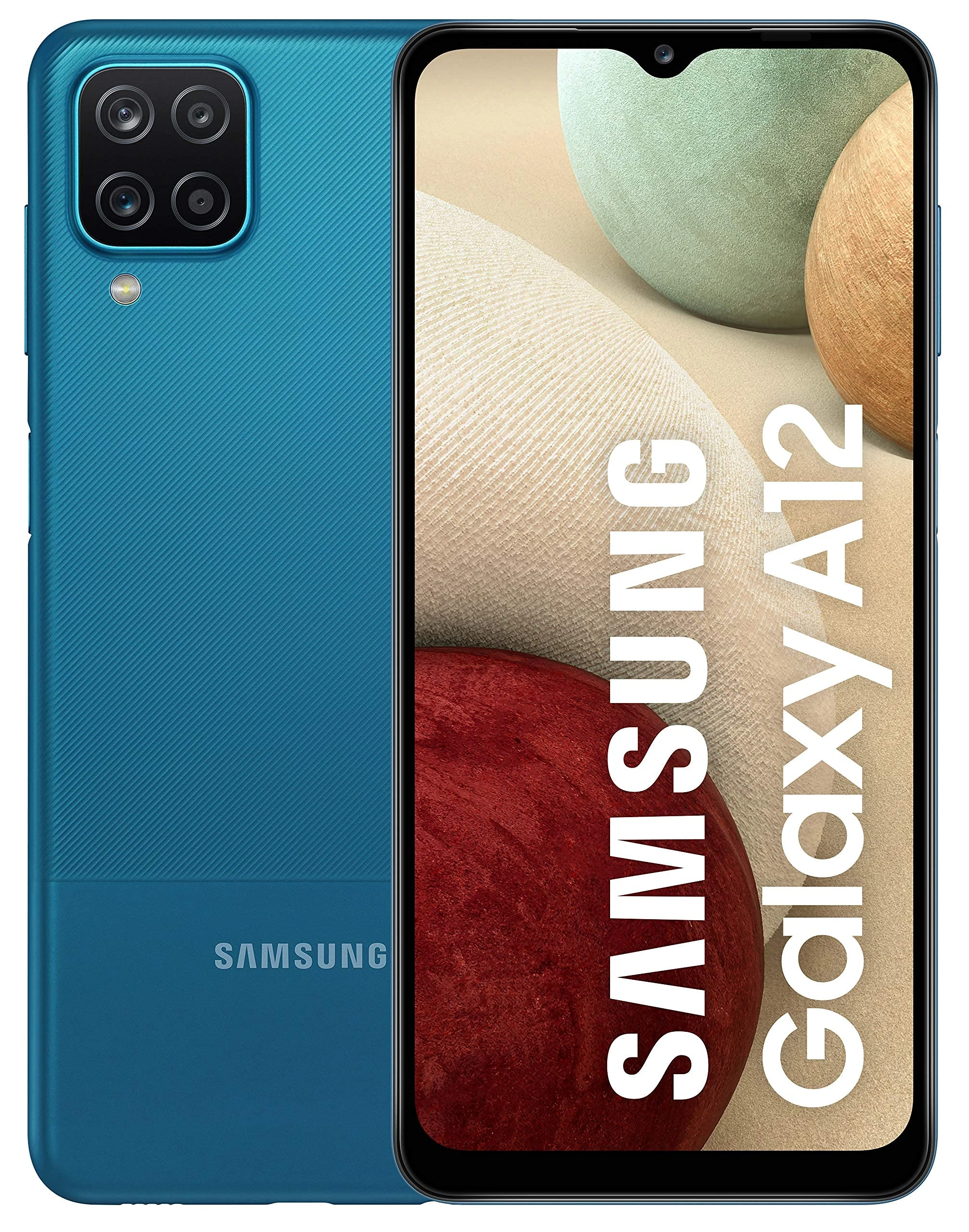 Samsung Galaxy A12 - Smartphone 128GB, 4GB RAM, Dual Sim, Blue