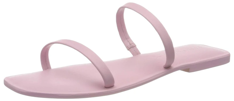 VERO MODA Women's VMDEA Leather Sandal, Roseate Spoonbill, 6 UK