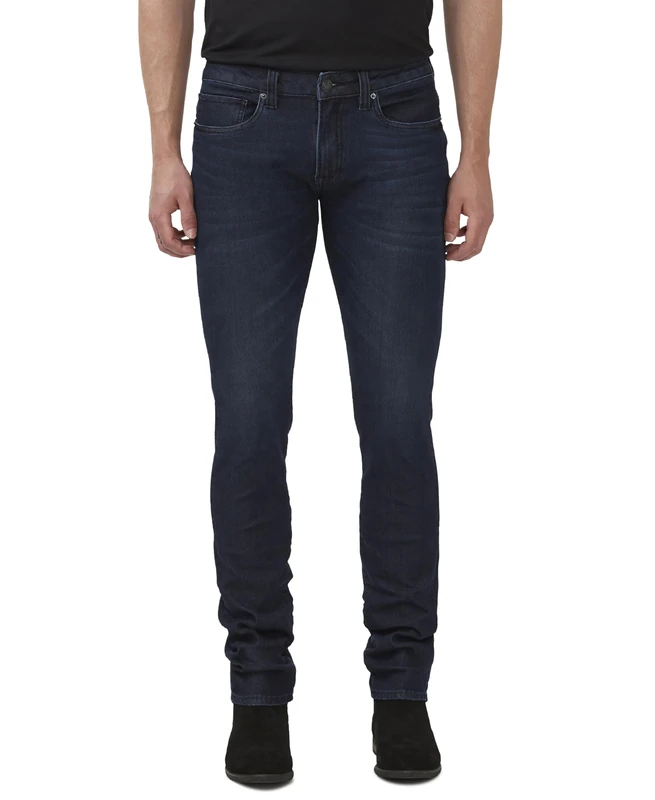 Buffalo David Bitton Men's Skinny Max Jeans, Sanded and Faded Indigo, 34W / 34L