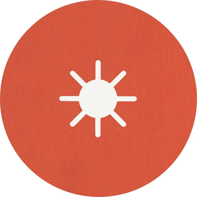 Bosch 25x EXPERT R782 Prisma Ceramic Fibre Discs (for Steel, Stainless steel sheets, Ø 180 mm, Grit 120, Professional Accessory Large Angle Grinder)