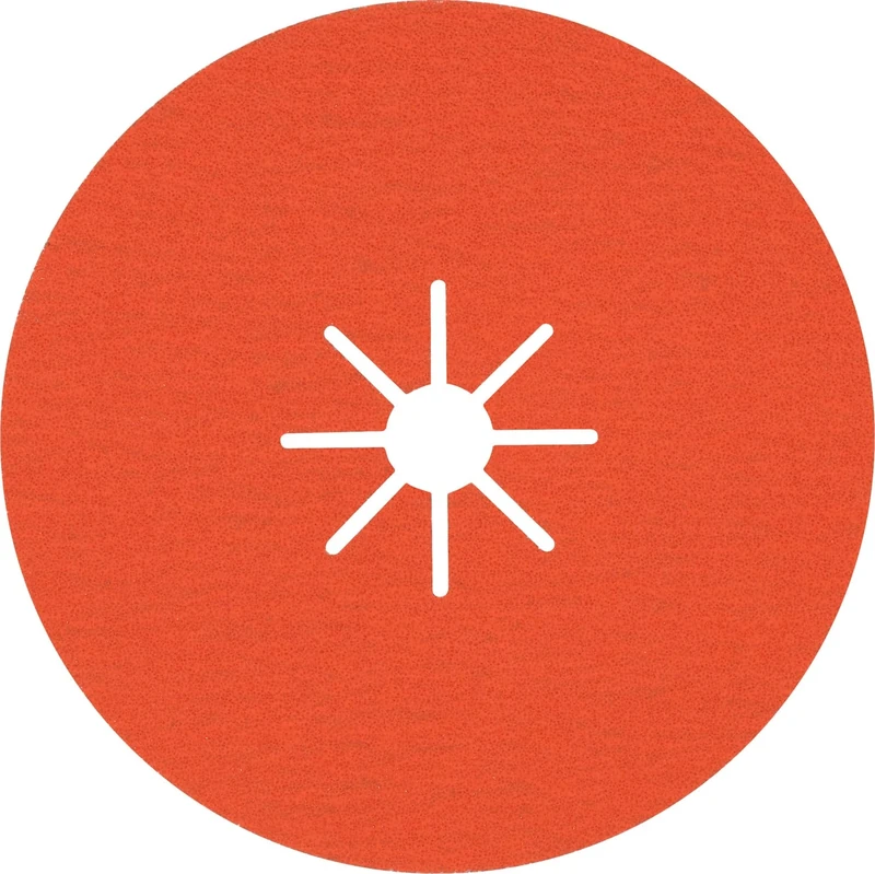 Bosch 25x EXPERT R782 Prisma Ceramic Fibre Discs (for Steel, Stainless steel sheets, Ø 180 mm, Grit 80, Professional Accessory Large Angle Grinder)