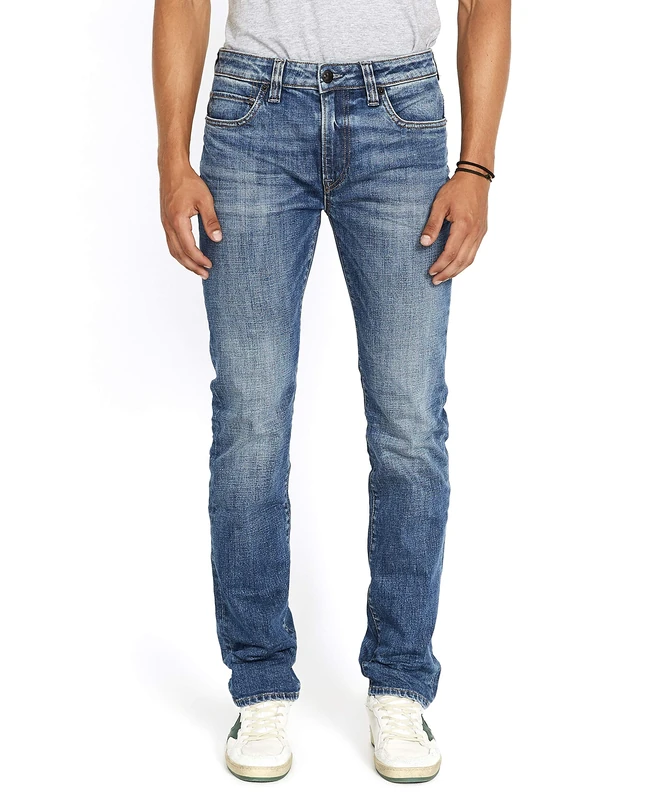 Buffalo David Bitton Men's Straight Six Jeans, Indigo, 44W x 34L