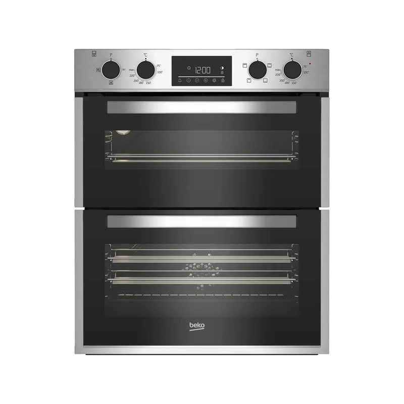 Beko Electric Built Under Double Oven - Stainless Steel