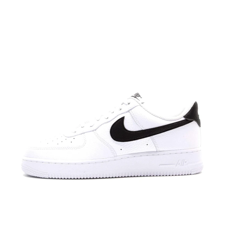 NIKE Men's Air Force 1 '07 Basketball Shoe, White Black Dark, 6 UK