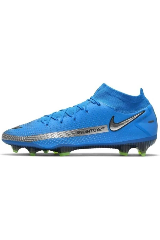 NIKE Elite Df Football Shoe Photo Blue/Metallic Silver-Rag 8