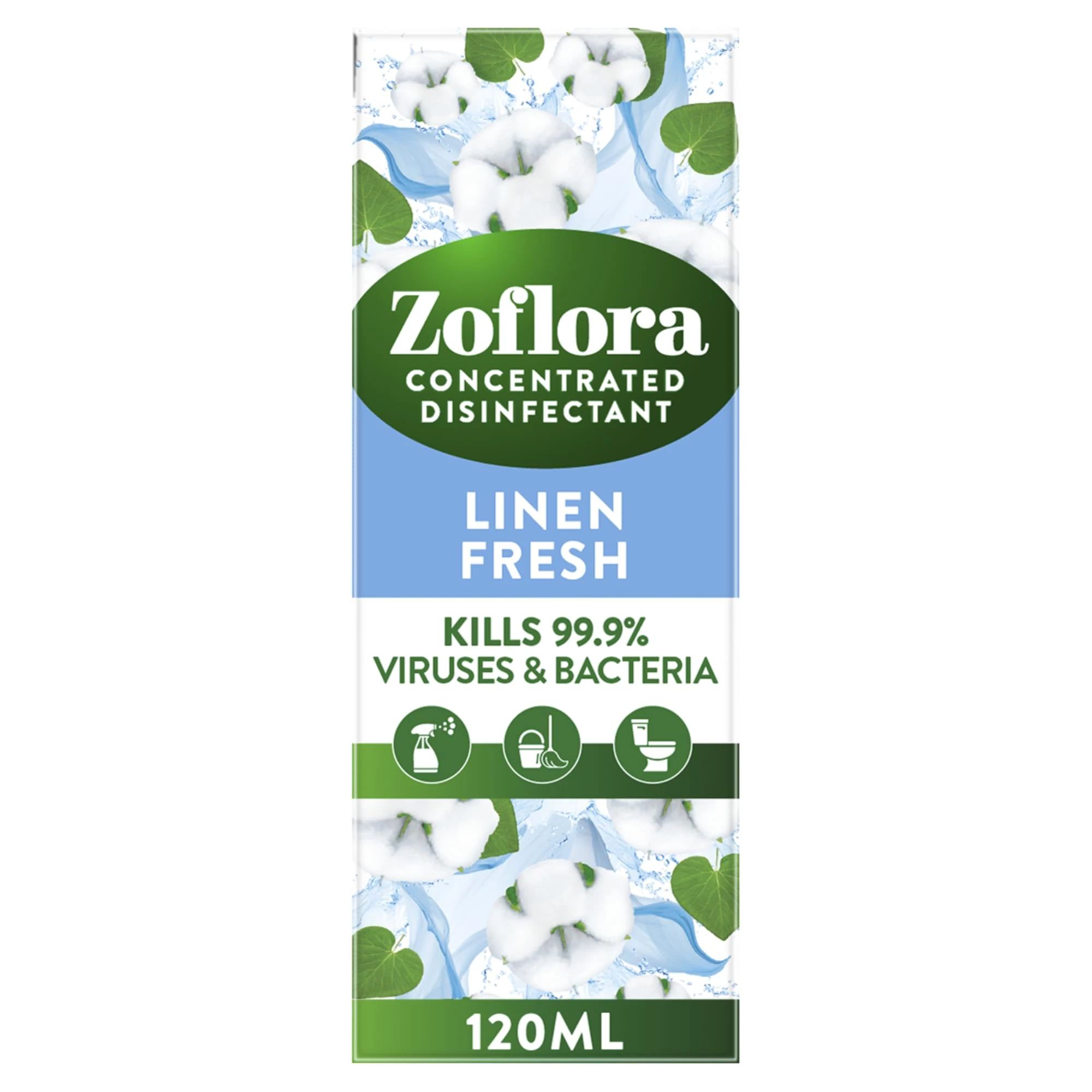 Zoflora Disinfectant, Linen Fresh, 120ml