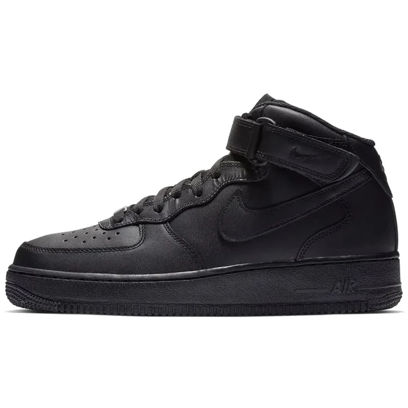 NIKE CW2289-001 Air Force 1 Mid '07 Men Black/Black UK 9