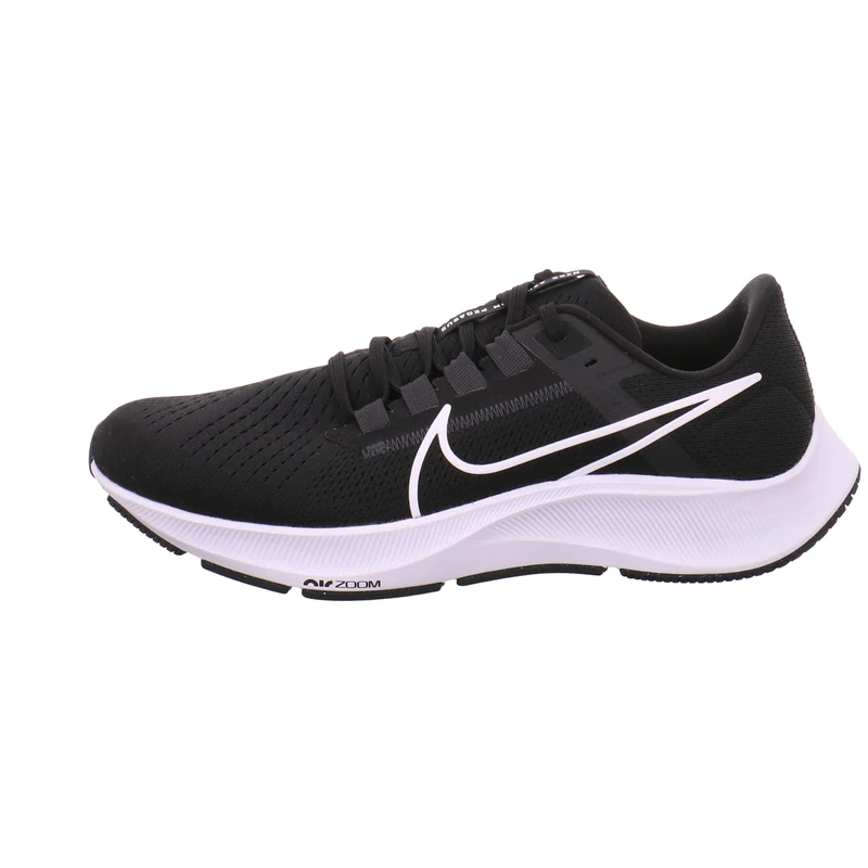 NIKE Men's Air Zoom Pegasus 38 Men's Running Shoe, Black White Anthracite Volt, 9.5 UK