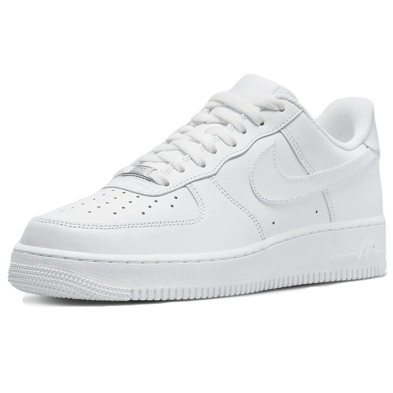 Nike Men's Air Force 1 '07 Shoes - White/White - Size 10