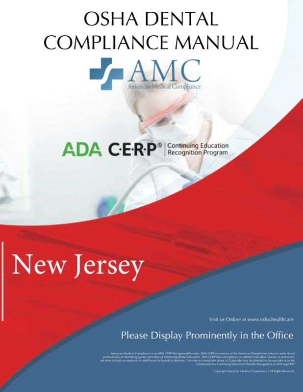 OSHA Dental Compliance Manual: New Jersey