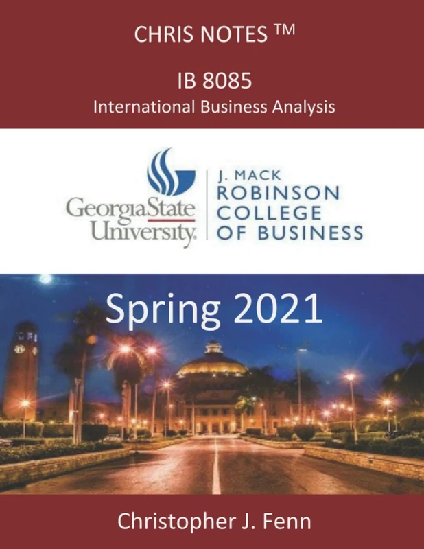 Chris Notes: IB 8085: International Business Analysis - Image 1