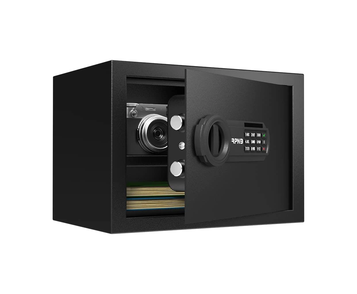 RPNB Deluxe Safe and Lock Box, Money Box, Digital Keypad Safe Box, Perfect for Home Office Hotel Business Jewelry Cash Use Storage,14L